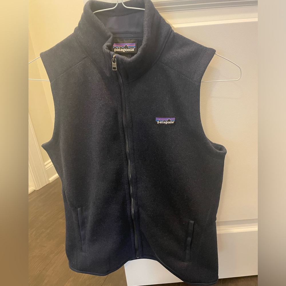 NWT Patagonia “New Navy” Color Fleece Vest - Size M